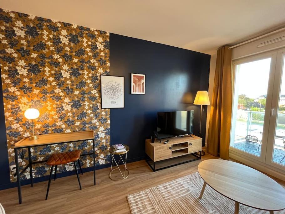 Dahlia, Appt Cosy Avec Parking Et Balcon Apartment Caen Exterior photo