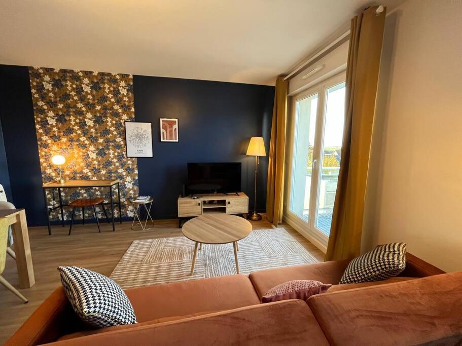 Dahlia, Appt Cosy Avec Parking Et Balcon Apartment Caen Exterior photo