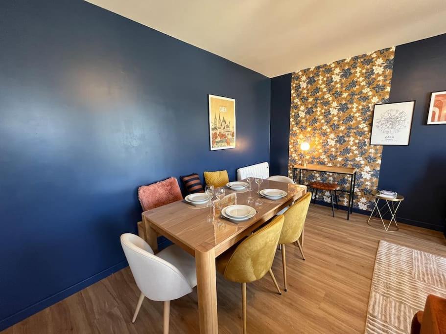 Dahlia, Appt Cosy Avec Parking Et Balcon Apartment Caen Exterior photo